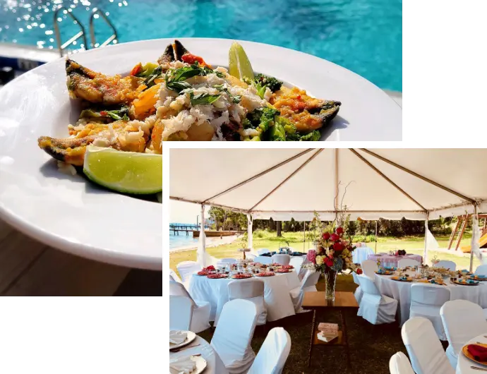 St. Andrews Bay Yacht Club Event Food & Decor- Panama City, Florida Yacht Club & Sailing Community of Bay County